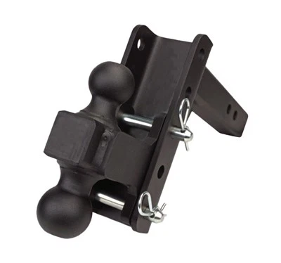 Adjustable Drop/Rise Trailer Hitch Dual Ball